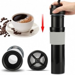 350ml/11,8 oz kávéfőző francia préspalack, 2 az 1 -ben hordozható kávéfőző, vízcsésze bögre, forró és hideg
