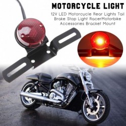 12V LED motorkerékpár hátsó lámpák hátsó fék féklámpa RacerMotorbike tartozékok tartókonzol