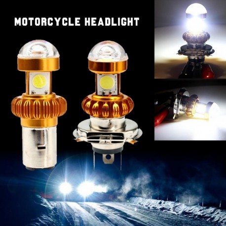 1db H4/BA20D motorkerékpár fényszóró 3030LED robogó lámpa Moto tartozékok Moto DRL fények