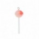 Átlátszó gyanta kör Mickey Carrot Lollipop medál DIY kiegészítők ékszerek készítéséhez