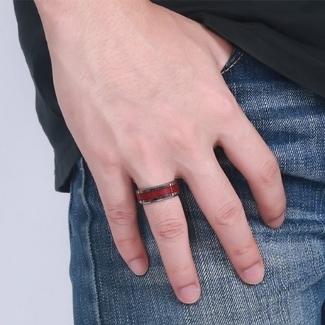 Divat édes hercegnő szív alakú rubin szerelmesek gyűrű női férfiak Valentin napi ajándék