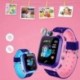 Szín: rózsaszín - Gyermek Okosóra Q12 Telefonóra Okosóra gyerekeknek Sim kártyával Photo Vízálló IP67 Kids Ajándék