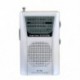 Szín: ezüst - BC-R60 zseb rádiós teleszkópos antenna kültéri mini AM/FM kétsávos rádiós világ vevő 88-108 MHz