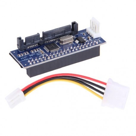 3.5 HDD IDE/PATA-SATA konverter Add On Card Adapte IDE 40 tűs merevlemezhez, DVD-író SATA 7 tűs adatrendszerekhez
