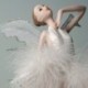 Gyanta elegáns figura balerina balett táncos asztali dísz szobor Táncoló lány figura szobor lakberendezés