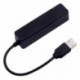 Szín: 3 port - Micro USB Hub 2.0 Multi USB portok Kombinált TF kártyaolvasó hub USB elosztó 3/6 portos USB adapter