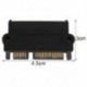 5 Gbps SFF 8482 SAS - SATA 180 fokos szögű adapter konverter, egyenes fej SAS merevlemezekhez