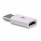 Fehér szín - Univerzális USB 3.1 Type-C csatlakozó a Micro USB dugaszoló aljává átalakító Mini hordozható USB-C
