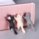 Szín: C - 1db macska figura miniatűr macska balek dizájn telefontartó mini tündérkert Rajzfilm szobor kézműves otthoni