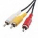 Audio Video kábel Vezeték S-video AV kábel Kompozit S-video Rca Av 2in1 for PS2 for PS3 for Playstation 2 3 Console Sony