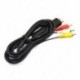 Audio Video kábel Vezeték S-video AV kábel Kompozit S-video Rca Av 2in1 for PS2 for PS3 for Playstation 2 3 Console Sony
