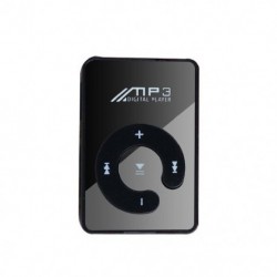 Fekete szín - Új hordozható mini klip USB MP3 lejátszó Zene média támogatás Micro SD TF kártya Fashion Hifi MP3