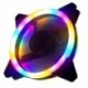 Kibocsátó szín: A - 120 mm-es PC számítógépház ventilátor hűtő hűtő Állítható RGB Led 12V Mute Ventilador PWM