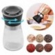 Fekete szín - Kreatív Otthon Konyhai Kiegészítők Rozsdamentes acél Üveg Kézi Bors Só Fűszerdaráló Borsdaráló
