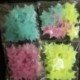Szín: zöld - 100 DB 3 cm-es világító csillag falmatrica világító fluoreszkáló 3D-s gyerekeknek hálószoba mennyezeti