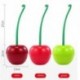 Szín: H - Cherry Shape WC-kefe WC-kefetartó készlet mosdó-tisztító eszközökhöz Háztartási fürdőszobai