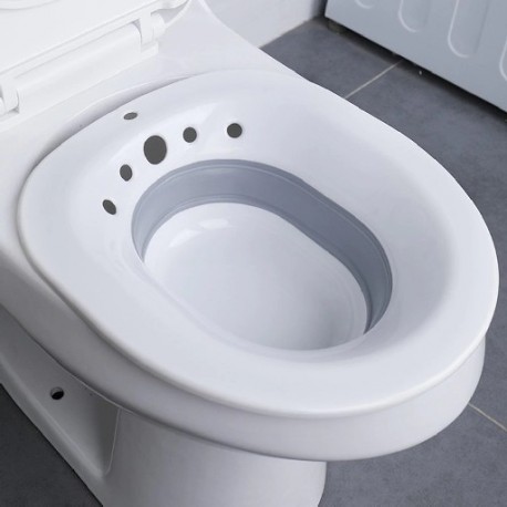 Szín: Szürke - Hip Bath Seat fürdő WC feletti szülés utáni ápoláshoz speciális terhes nőknek műtét utáni