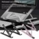 Szín: rózsaszín - Hordozható laptop állvány alumínium összecsukható noteszgép-tartó Laptop alap Macbook Pro tartó