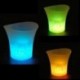Szín: sárga - 5L 2Colors LED RGB Fény Cserélhető Jégvödör Pezsgős Whisky Boritalok Jéghűtő Ital Sör Jégvödrök