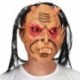 Fekete szín - Halloween Latex Horror Szörny maszk Uniszex buli Díszes ruha jelmez Cosplay Moive Fűrész ajándék Új Drop
