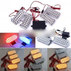 12V 2 X 22 LED Sürgősségi villogó Strob lámpa