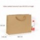 Szín: tyúk 48x14x35cm khaki - 1db Senior nátronpapír zacskók divat ruhatáskák esküvői csokoládé torta csomagoló