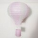 Szín: világos rózsaszín csík - 12 hüvelykes 30 cm-es karácsonyi lógó papír lámpák hőlégballon papír lámpák