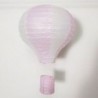 Szín: világos rózsaszín csík - 12 hüvelykes 30 cm-es karácsonyi lógó papír lámpák hőlégballon papír lámpák
