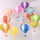 Szín: rózsaszín szivárvány - 12 hüvelykes 30 cm-es karácsonyi lógó papír lámpák hőlégballon papír lámpák
