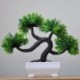 Szín: longxushu zöld - Többstílusú mesterséges növények Bonsai szimuláció fa növény Cserepes fényképes kellékek