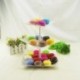 Mérete: Macaron 5 cm - 1 db szimuláció hamis Macaron kellékek ételmodell desszert dekoráció mesterséges torta asztal