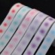 Szín: kék kutya - Új 25mm/38mm Grosgrain szalagnyomtatás pöttyös haj masnis parti karácsonyi esküvői dekoráció