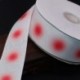 Szín: kék kutya - Új 25mm/38mm Grosgrain szalagnyomtatás pöttyös haj masnis parti karácsonyi esküvői dekoráció