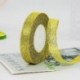 Szín: 80 mm-es ezüsthagyma - 22 méteres/tekercses arany ezüst csillogó szalag barkácsolás kézműves születésnapi