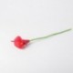 Szín: tulipán narancs - 10db Művirágok Kerti tulipánok Real Touch Flowers Tulipán csokor Decor Mariage Otthoni Esküvői
