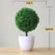 Szín: yunsong zöld - 1db mesterséges növények Bonsai kis fa szimuláció cserepes növények hamis virágok