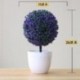 Szín: yunsong zöld - 1db mesterséges növények Bonsai kis fa szimuláció cserepes növények hamis virágok