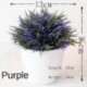 Szín: lila longxueshu - Violet sorozat Bonsai mesterséges növények Cserepes hamis növények Cserepes fű műanyag