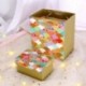 Szín: fekete levelek - 10,5x7x5cm Protable papírdoboz DIY Születésnapi Romantikus Meglepetés Dobozok Csokoládé cukorka
