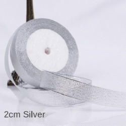 Szín: 20mm ezüsthagyma22M - Arany/ezüst csillogó szalag szélesség 25mm barkácsolás kézműves kiegészítők szalagok