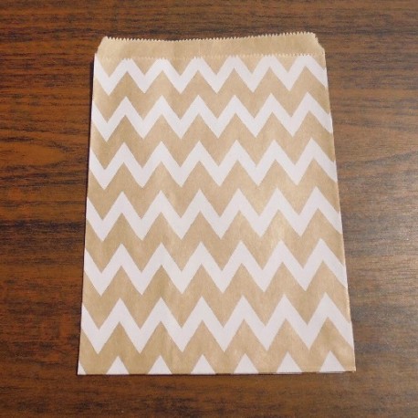 Szín: pezsgő hullámok - 25db/csomag Kraft Karácsonyi Party Favor Paper Bags Waves Dots Papír Kézműves táska Esküvőre