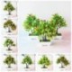 Szín: 7 alma - Mesterséges növény Multi stílusú mini cserepes bonsai kis gyümölcsfa cserepes esküvőre Otthon