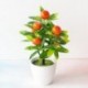 Szín: 16 fej paprika - Mesterséges növények Bonsai kis gyümölcsfa cserepes bonsai szimulációs dekoráció mesterséges