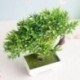 Szín: zöld - Új mesterséges bonsai üdvözlő fenyő bonsai mesterséges cserepes növény esküvő karácsonyi