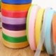 Fekete szín - 50 yard/tekercs 15 mm-es sifon organza szalag kézműves selyem szalag masni kézműves munkákhoz DIY