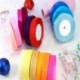 Fekete szín - 50 yard/tekercs 15 mm-es sifon organza szalag kézműves selyem szalag masni kézműves munkákhoz DIY