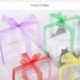 Fekete szín - 50 yard/tekercs 15 mm-es sifon organza szalag kézműves selyem szalag masni kézműves munkákhoz DIY