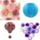 Szín: lámpás sötétsárga - 35 cm piros fehér csíkos hőlégballon papír lámpás esküvői dekoráció születésnapi