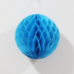 Szín: fw égkék - 1 db 25 cm-es kék papír lámpás papír virág labda szivárvány hőlégballon gyermekek barkácsolási