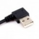 Micro USB B szögben USB 2.0 Angle adatkábel